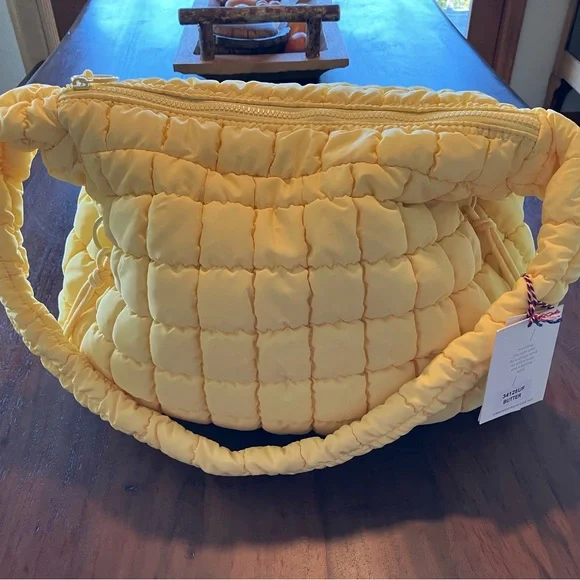 Urban Expressions Yellow Quilted purse new with tags! - Picture 7 of 7